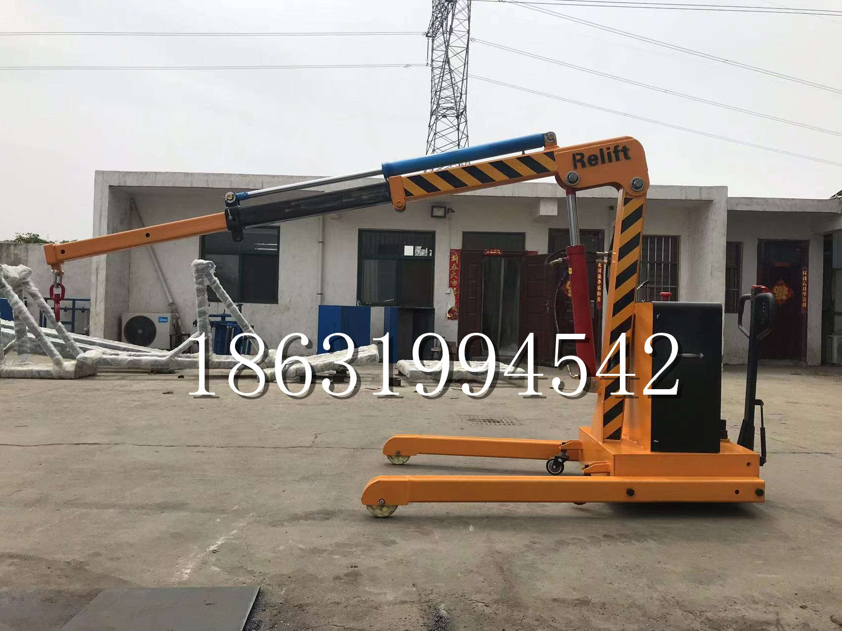 二水乡久征定做3吨三轮随车吊 农用园林绿化移树吊 平板工程用小吊机